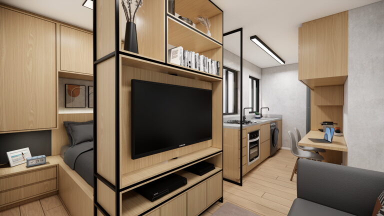 Perspectiva ilustrada do studio