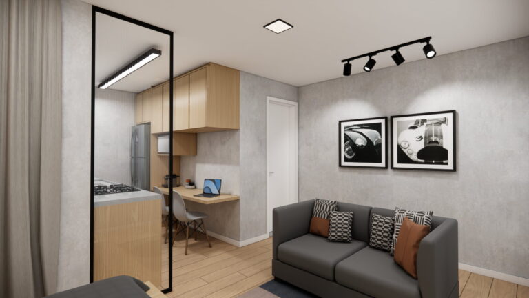 Perspectiva ilustrada do studio