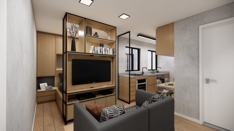 Perspectiva ilustrada do studio